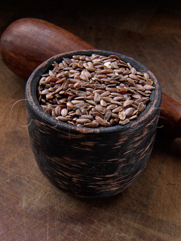 Bowl of linseed
