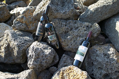 Bottles of Benanti Wine Viagrande Catania Sicily Italy DOC Etna