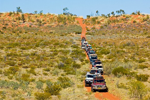 4WD vehicles on the Canning Stock Route Western Australia