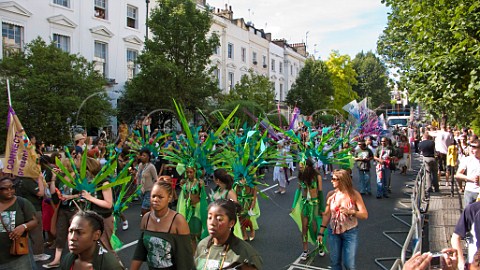 Dancers at the Notting Hill Carnival London