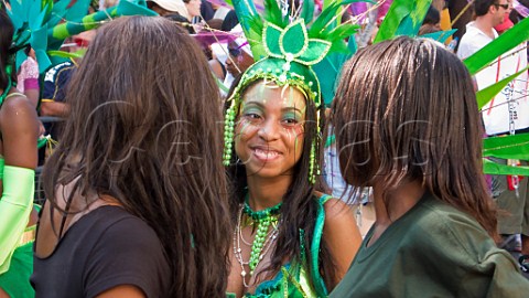 Dancers at the Notting Hill Carnival London