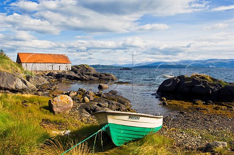 Dinghy and boathouse Bod Norway