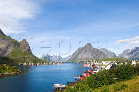 Town of Reine Lofoten Islands Norway
