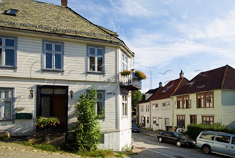Old wooden houses Bergen Norway
