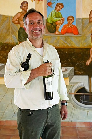 Stavros Koulocheris owner and winemaker at Ktima Evinos Winery Spata Greece Attica