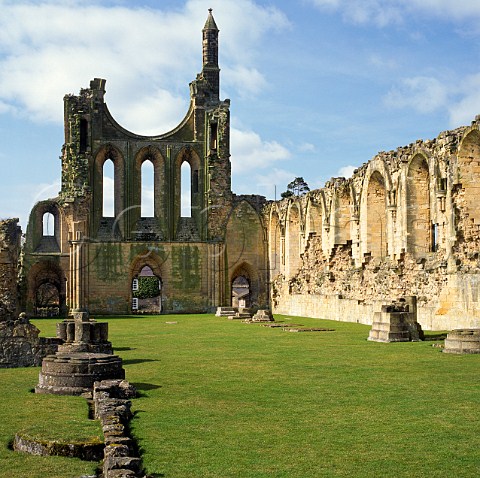 Byland Abbey ruins founded 1147 North Yorkshire England