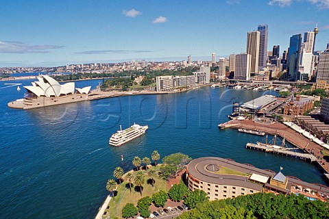 Circular Quay and Opera House Sydney New South Wales Australia