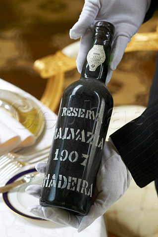 Bottle of Malvazia 1907 Madeira wine