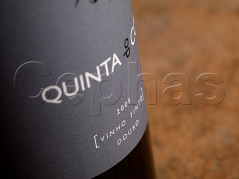 Label on bottle of 2005 Quinta do Ca Douro table wine Portugal