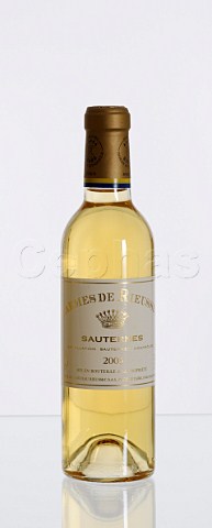 Half bottle of 2003 Carmes de Rieussec Sauternes Bordeaux
