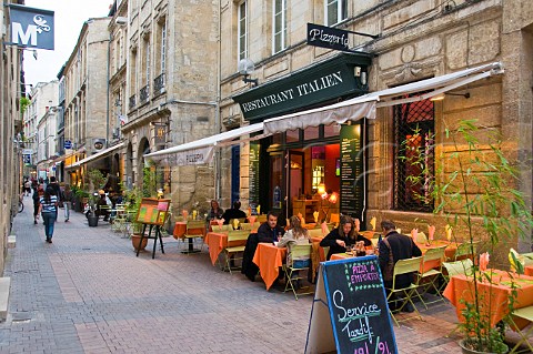 Parlement dItalie Italian restaurant in Rue du Parlement SteCatherine Bordeaux Gironde France