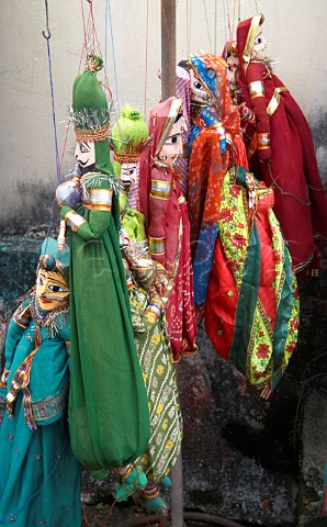 Traditional cloth dolls for sale Jew Town Mattancherry Kochi Cochin Kerala India