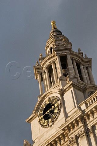 Tower of St Pauls Cathedral London