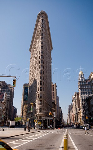The Flatiron Building at Broadway 5th Avenue and 23rd Street New York USA