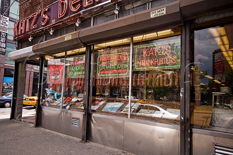 Katzs Deli famous for hot pastrami and rye New York USA