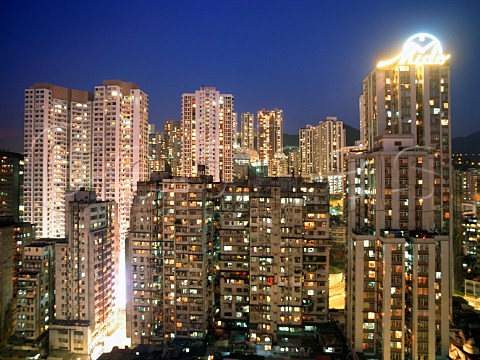 Highrise housing Causeway Bay Hong Kong