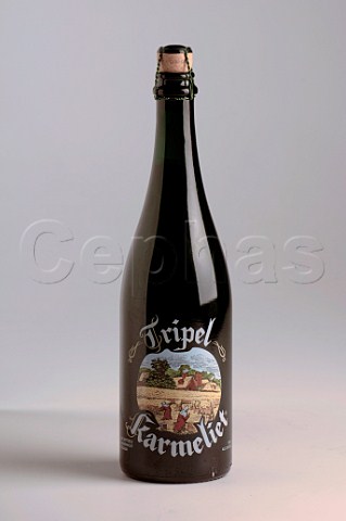 750ml bottle of Tripel Karmeliet Belgian beer