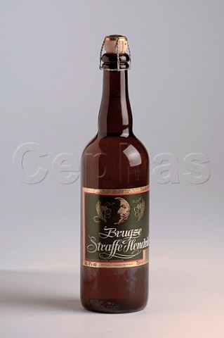 750ml bottle of Brugse Straffe Hendrik Belgian beer