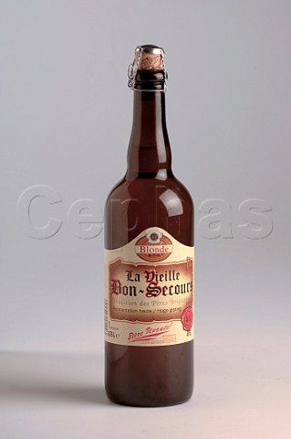 750ml bottle of La Vieille BonSecours Blond Belgian beer