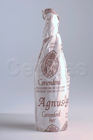750ml bottle of Corsendonk Agnus Belgian beer