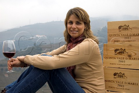 Sandra Tavares da Silva winemaker of Quinta Vale D Maria and Quinta de Roriz Pinho Portugal  Douro  Port