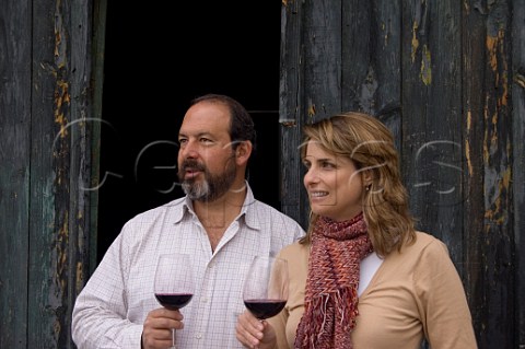 Cristiano van Zeller and Sandra Tavares de Silva winemakers at Quinta de Roriz Pinhao Portugal  Port  Douro