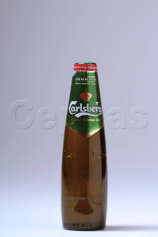Bottle of Carlsberg beer Denmark
