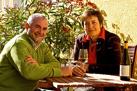 Richard and Gabi Mariell winemakers at Grosshoeflein Burgenland Austria  NeusiedlerseeHgelland