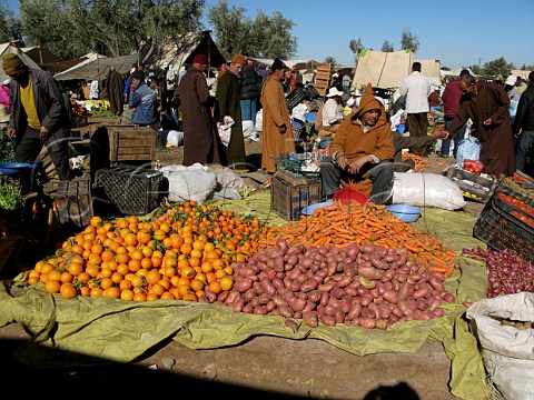 Vegetable market Morocco