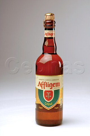 Bottle of Affligem Tripel beer Belgium