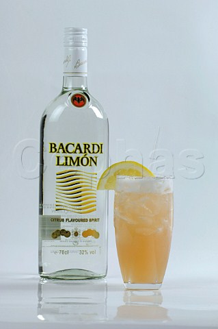 Bacardi rum lemon cocktail
