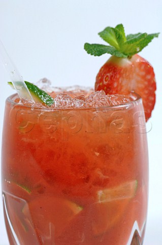 Eristoff vodka strawberry fruit cocktail