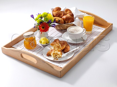 Continental Breakfast on a tray