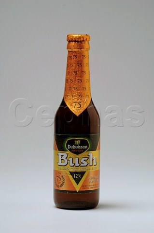 Bottle of Bush Belgian beer