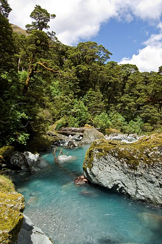 West Matukituki river Mt Aspiring NP South Island New Zealand