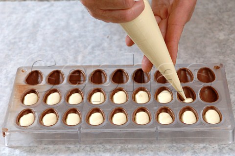 Step by step 1 of 2 Making Belgian Chocolates