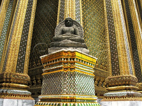 Statue at Wat Phra Kaeo Temple of the Emerald Buddha Grand Palace Bangkok Thailand