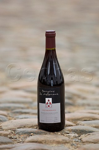 Bottle of Domaine de Mellemont wine Belgium
