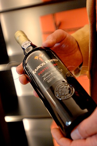 Bottle of Ramos Pinto ruby port