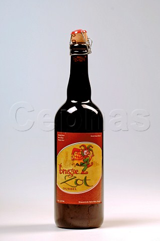 750ml bottle of Brugse Zot Dubbel Belgian beer