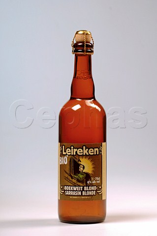 750ml bottle of Leireken Boekweit Blond Belgian beer