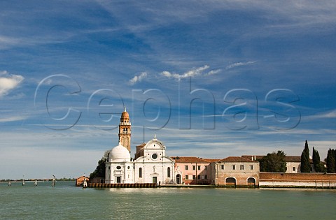 Church on San Michele island Venice Italy