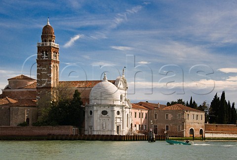 Church on San Michele island Venice Italy