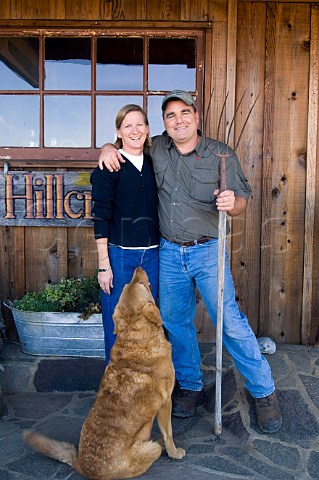 Susan and Dyson DeMara of Hillcrest Winery  Roseburg Oregon USA  Umpqua Valley