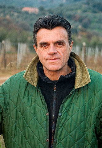 Enrico Santini winemaker at Castagneto Carducci Tuscany Italy  Bolgheri