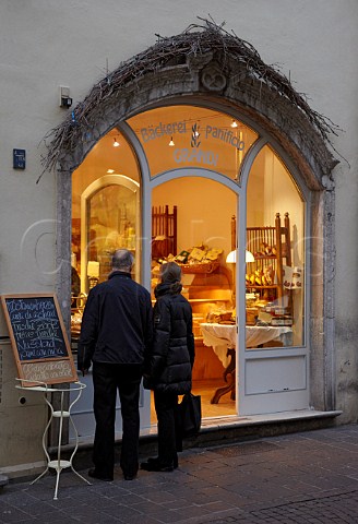 Bakery in the historical centre of Bolzano Alto Adige Italy