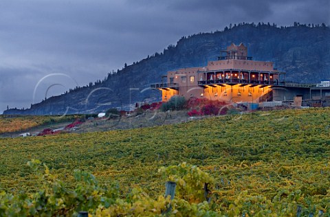 Winery and vineyard of Burrowing Owl in the Black Sage Road area South Okanagan British Columbia Canada Okanagan Valley