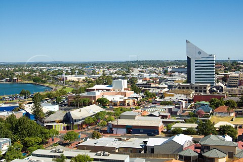 Business district of Bunbury Western Australia
