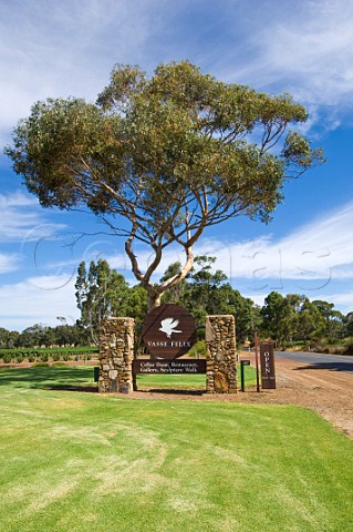 Entrance to Vasse Felix vineyard Cowaramup Western Australia  Margaret River