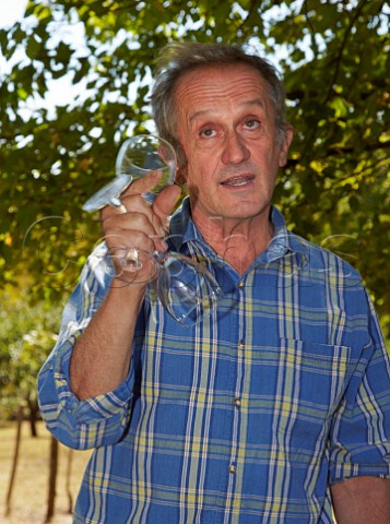 Gabriele Rausse who oversees the tending of the restored Thomas Jefferson vineyard at Monticello Virginia USA